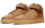 Nike Air FORCE 1 MID Топ Кроссовки для скейтбординга Унисекс Пшеница — изображение 3