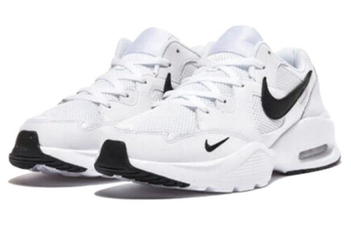 Nike Air Max Fusion Abrasion Resistant Низкий Топ Беговые кроссовки Мужские Белые — изображение 3