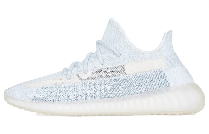 Adidas Originals Yeezy Boost 350 V2 Ледяной Синий 'Облачный Белый' Низкий Топ Повседневный Унисекс Модель 2020 — изображение 1