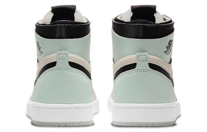 Jordan Air Jordan 1 High Zoom Air CMFT 'Пасха' Высокий Топ Винтажные Баскетбольные Кроссовки Женские Розовый Зеленый Фиолетовый — изображение 5