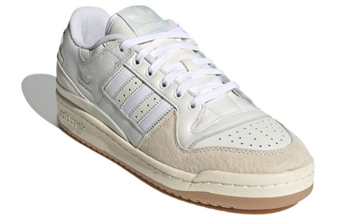 Adidas Originals FORUM 84 Low ADV Low Топ Скейтборд Кроссовки Мужской Экрю — изображение 3