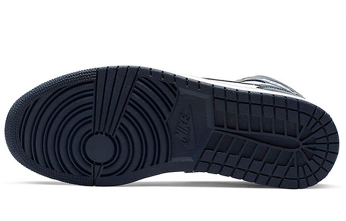 Jordan Air Jordan 1 Obsidian MID Топ Винтажные баскетбольные кроссовки Мужской Obsidian — изображение 5