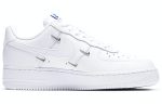 Nike Air Force 1 07 LX 'Chrome Luxe' Низкие кроссовки для скейтбординга Женские Белые Синие — изображение 2