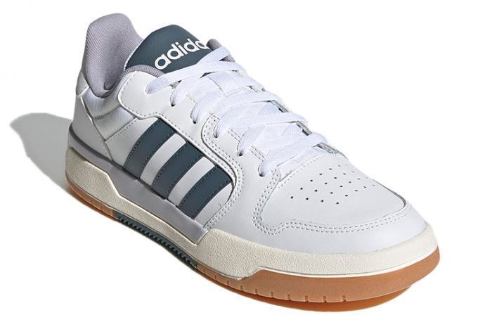 ADIDAS NEO ENTRAP Низкие Кроссовки для скейтбординга Унисекс Белый Серый — изображение 3