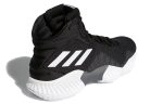 Adidas Pro Bounce 2018 Амортизаторы Slip-resistant MID Топ Баскетбольные кроссовки для игры Мужской Черный белый — изображение 3
