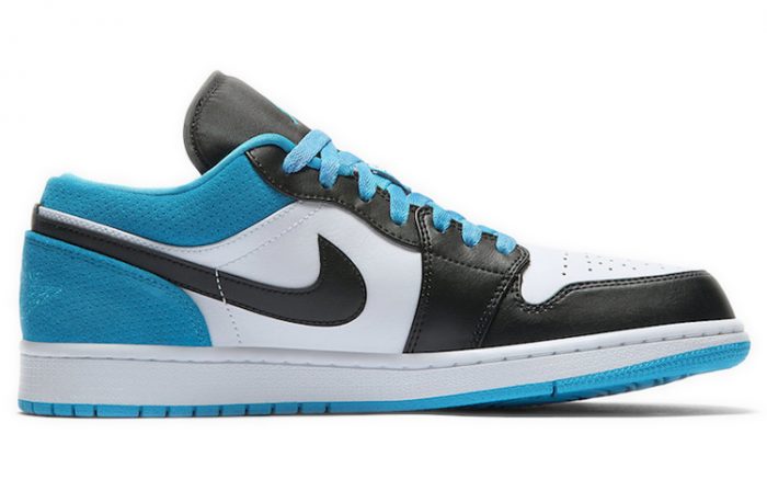 Jordan Air Jordan 1 Low 'Лазер Синий' Низкий Топ Винтажные Баскетбольные Кроссовки Мужские Лазер Синий — изображение 2
