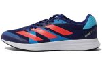 Adidas Adizero RC 4 Устойчивый к истиранию Дышащий Низкий Топ Повседневные Тренировочные Беговые кроссовки Унисекс Синий Розовый