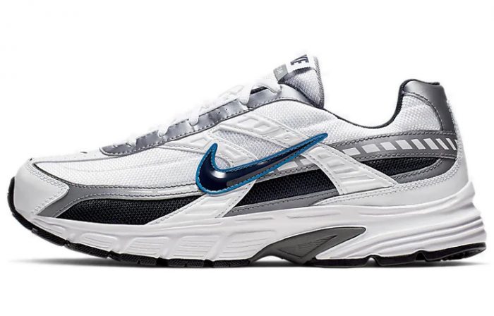 Nike Initiator Амортизация Низкий Топ Повседневный Городской Коммутер Беговые кроссовки Мужские Белый Синий — изображение 1