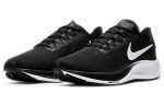 Nike Pegasus 37 Амортизаторы Нижняя юбка Резистентный Низ Топ Повседневный Тренировочные Беговые кроссовки Унисекс Черно-белая панда — изображение 3