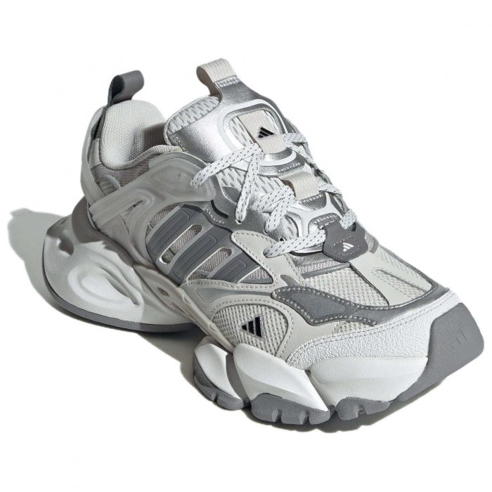 Adidas XLG RUNNER DELUXE Устойчивый к истиранию Низкий Топ Повседневные Городские Кроссовки для Коммуникативных Беговых Кроссовки Унисекс Серый Белый — изображение 3