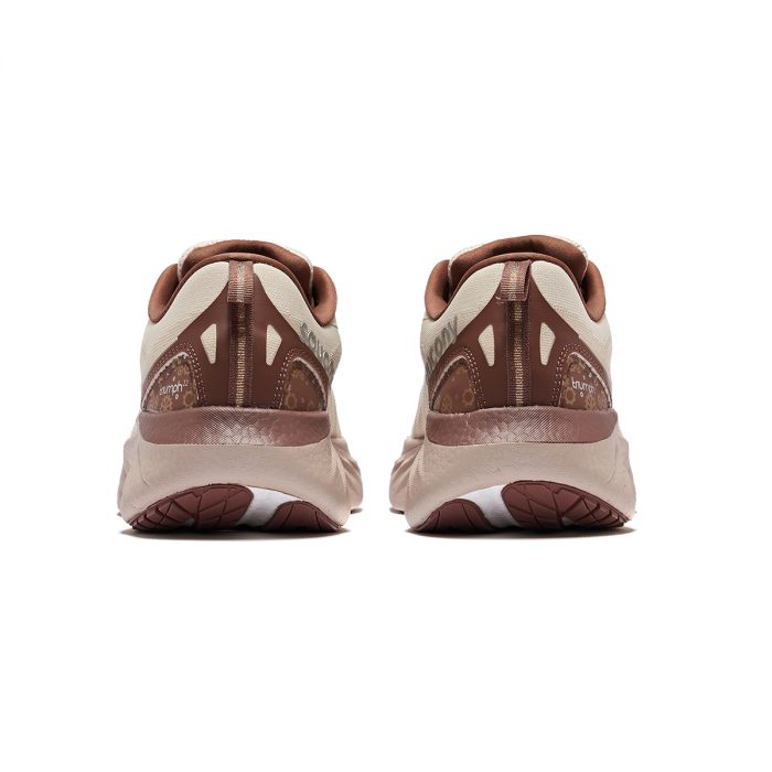 Saucony TRIUMPH Victory 22 Амортизация и Дышащие Беговые кроссовки Унисекс Хаки Коричневый — изображение 4