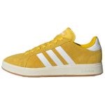 Adidas Grand Court Base 00s Low Топ Скейтборд Кроссовки Унисекс Желтый Белый