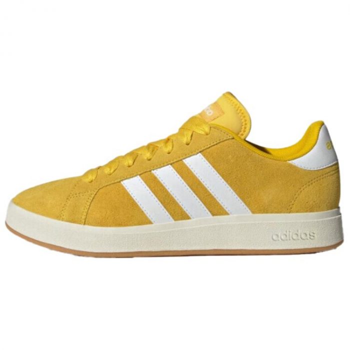 Adidas Grand Court Base 00s Low Топ Скейтборд Кроссовки Унисекс Желтый Белый — изображение 1