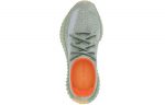 Adidas Originals Yeezy Boost 350 V2 Low Топ Casual Унисекс Серый Оранжевый — изображение 2