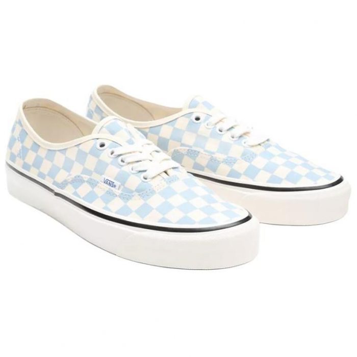 VANS Authentic 44 D Low Топ Скейтборд Кроссовки Унисекс Кремово-Синий — изображение 3