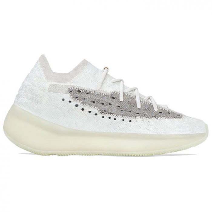 Adidas Originals Yeezy Boost 380 Устойчивый к истиранию MID Топ Casual Унисекс Белый Серый — изображение 2