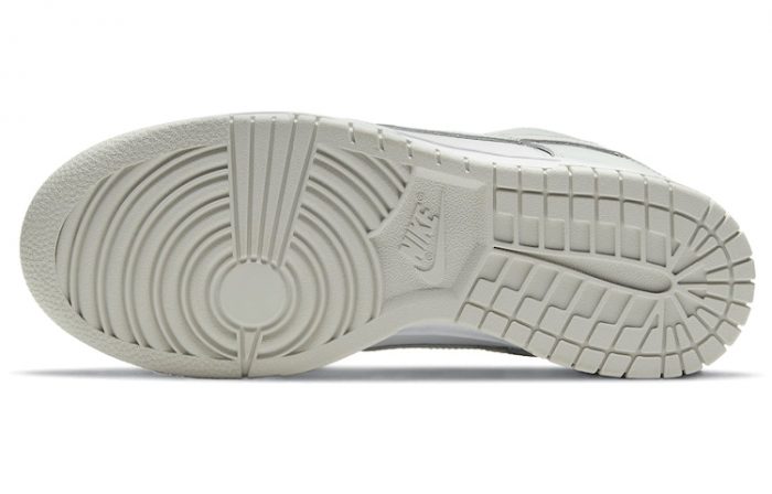 Nike Dunk Low Топ Кроссовки для скейтбординга Женские Белые Серые — изображение 6