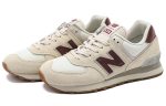 New Balance NB 574 Low Топ Беговые кроссовки Женские Экрю — изображение 3