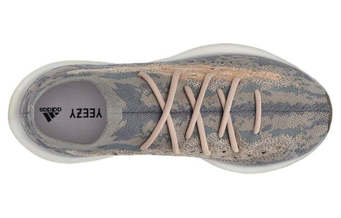 Adidas Originals Yeezy Boost 380 Коричневый Mist Low Топ Casual Унисекс Серый — изображение 4