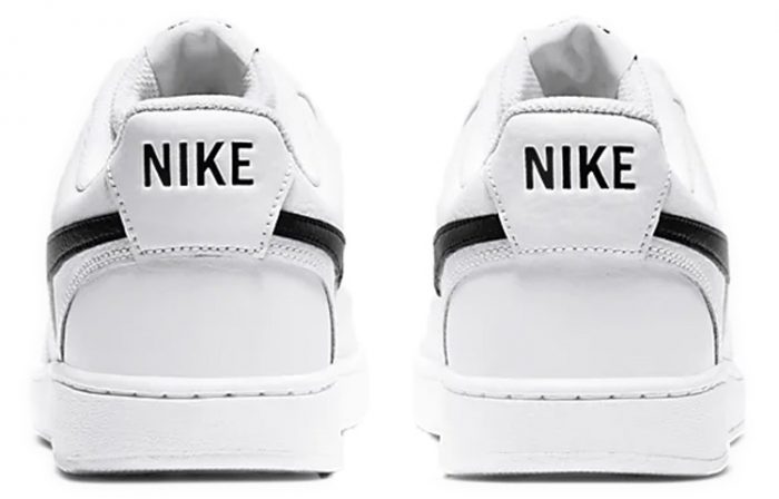 Nike Court Vision 1 Low Топ Скейтборд Кроссовки Унисекс Белый Черный — изображение 5