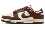 Nike Dunk 'Surfaces In Коричневый и Парус' Шоколадные Аbrasion-Resistant Низкие Кроссовки для скейтбординга Женские Коричневый белый