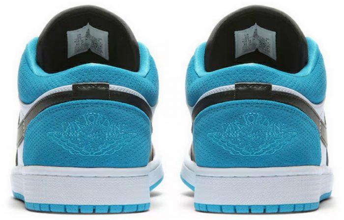 Jordan Air Jordan 1 Low 'Лазер Синий' Низкий Топ Винтажные Баскетбольные Кроссовки Мужские Лазер Синий — изображение 4
