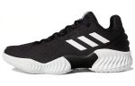 Adidas Pro Bounce 2018 Low Топ Баскетбольные кроссовки Мужской Черный Белый
