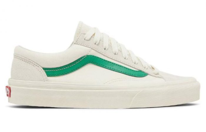 VANS Style 36 Marshmallow Jolly Зеленый Низкие Кроссовки для скейтбординга Унисекс Белый Зеленый — изображение 2