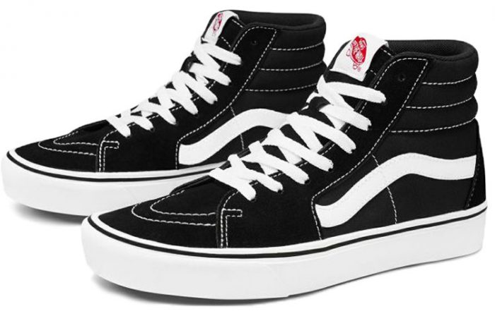 VANS SK8 Comfycush Высокие Кроссовки для скейтбординга Унисекс Черные — изображение 2