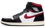 Jordan Air Jordan 1 Ретро High Черный Фитнес-красный High Топ Винтажные баскетбольные кроссовки Унисекс Черный белый красный