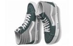 VANS SK8 High Топ Скейтборд Кроссовки Унисекс Серый Зеленый — изображение 3