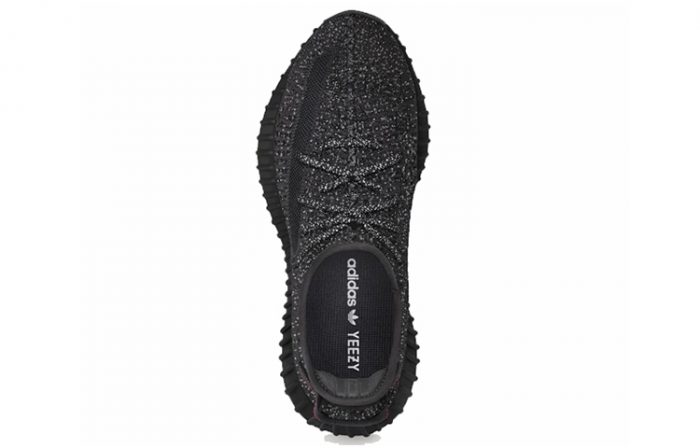 Adidas Originals Yeezy Boost 350 V2 Black Baby's Breath 'Черный' Низкий Топ Casual Унисекс Черный — изображение 3