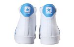 Конверс Cons Pro Leather Slip-Resistant Shock Absorbers High Top Скейтборд Кроссовки Unisex Белый Синий — изображение 4