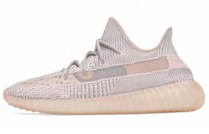 Adidas Originals Yeezy Boost 350 V2 Розовый Ангел 'Synth' Низкий Топ Кэжуал Унисекс Light Розовый