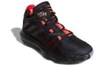 Adidas Dame 6 Slip Резистентный к истиранию Легкий MID Баскетбольные кроссовки Мужской Черный Красный Азиатская Версия — изображение 3