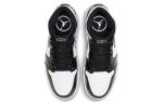 Jordan Air Jordan 1 MID SE Asw 'Черный и Белый' MID Топ Винтажные баскетбольные кроссовки Мужской Черный Белый — изображение 4