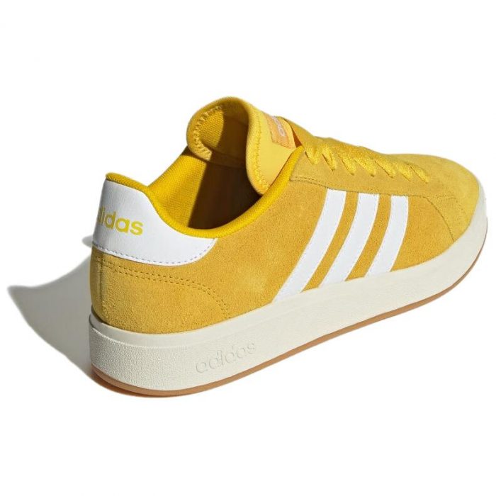Adidas Grand Court Base 00s Low Топ Скейтборд Кроссовки Унисекс Желтый Белый — изображение 4