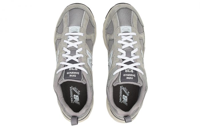 New Balance NB 878 MID Топ Повседневный Городской Коммутирование Беговые кроссовки Унисекс Серый — изображение 5
