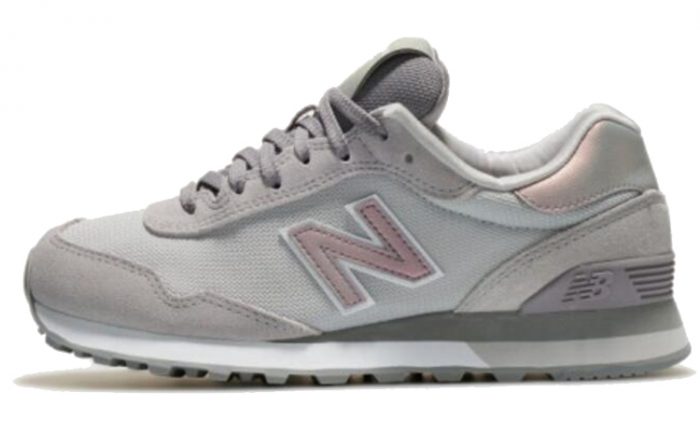 New Balance NB 515 Дышащий Низкий Топ Повседневные Городские Кроссовки для Коммутирования и Бега Женские Серый Розовый — изображение 1