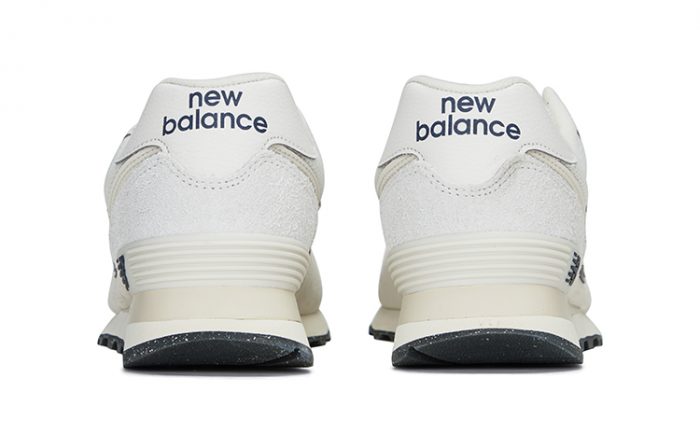 New Balance NB 574 Low Топ Беговые кроссовки Унисекс Серый Белый — изображение 6