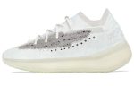Adidas Originals Yeezy Boost 380 Устойчивый к истиранию MID Топ Casual Унисекс Белый Серый