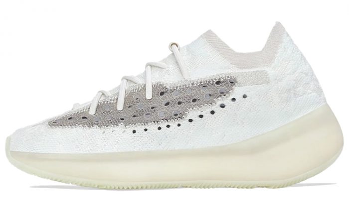 Adidas Originals Yeezy Boost 380 Устойчивый к истиранию MID Топ Casual Унисекс Белый Серый — изображение 1