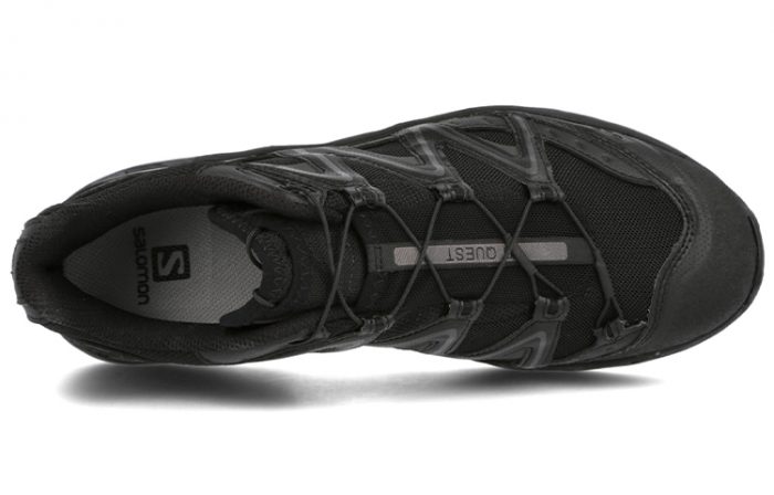 SALOMON XT QUEST Амортизация Устойчивость к истиранию Поддержка Низкий Верх Беговые кроссовки Унисекс Черный — изображение 5