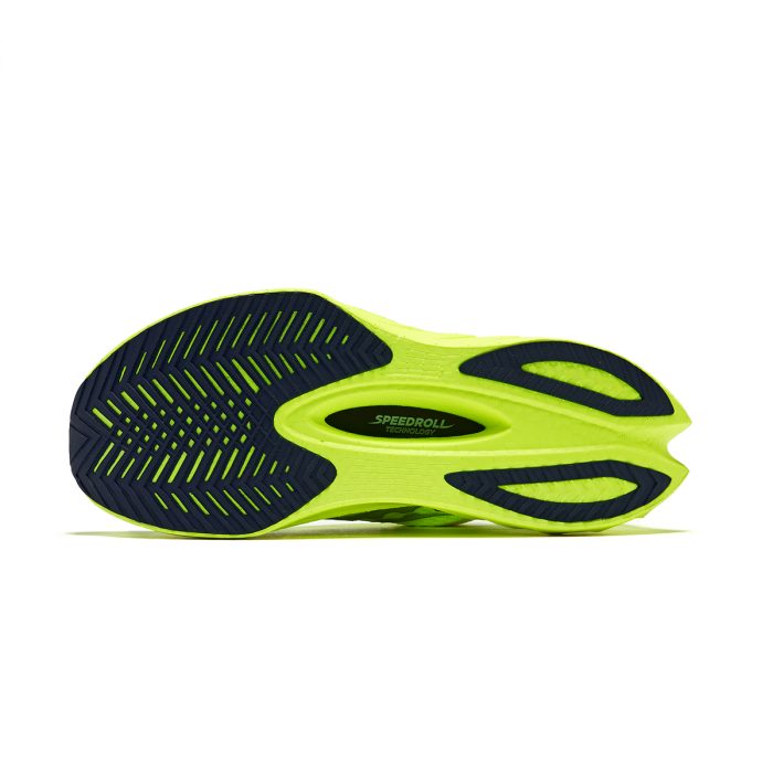 Saucony Endorphin Pro 4 Low Топ Беговые кроссовки Мужской Зеленый Серебристый — изображение 5