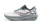 Saucony Triumph Victory 21 Беговые кроссовки Низкий топ Серый Зеленый Унисекс