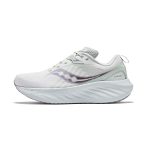 Saucony TRIUMPH Victory 22 Амортизация Низкий Топ Беговые кроссовки Женские Белый Зеленый