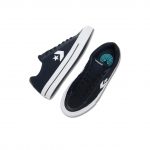 Конверс Sport Casual Slip Resistant Abrasion Resistant Низкий Топ Скейтборд Кроссовки Унисекс Черный — изображение 4