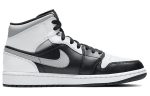 Jordan Air Jordan 1 MID 'Белый Shadow' MID Топ Винтажные баскетбольные кроссовки Мужской Черный белый серый — изображение 2