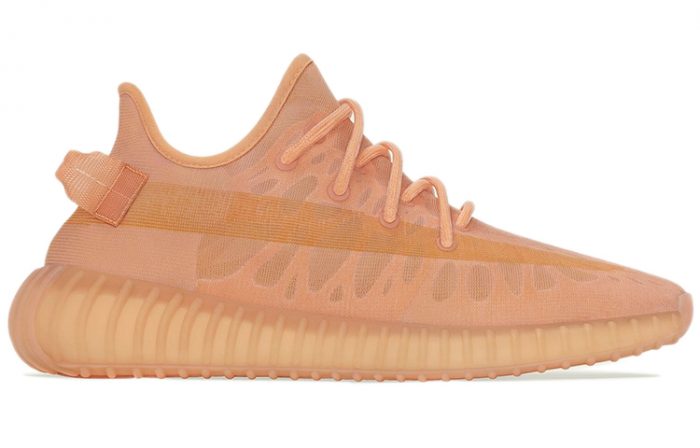 Adidas Originals Yeezy Boost 350 V2 Глина Желтый 'MONO Глина' Низкий Топ Повседневный Унисекс Оранжевый — изображение 3