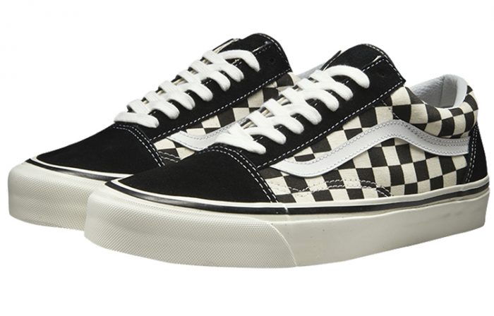 VANS Old Skool Collection 36 DX Anaheim Low Скейтборд Кроссовки Унисекс Черный Белый — изображение 3